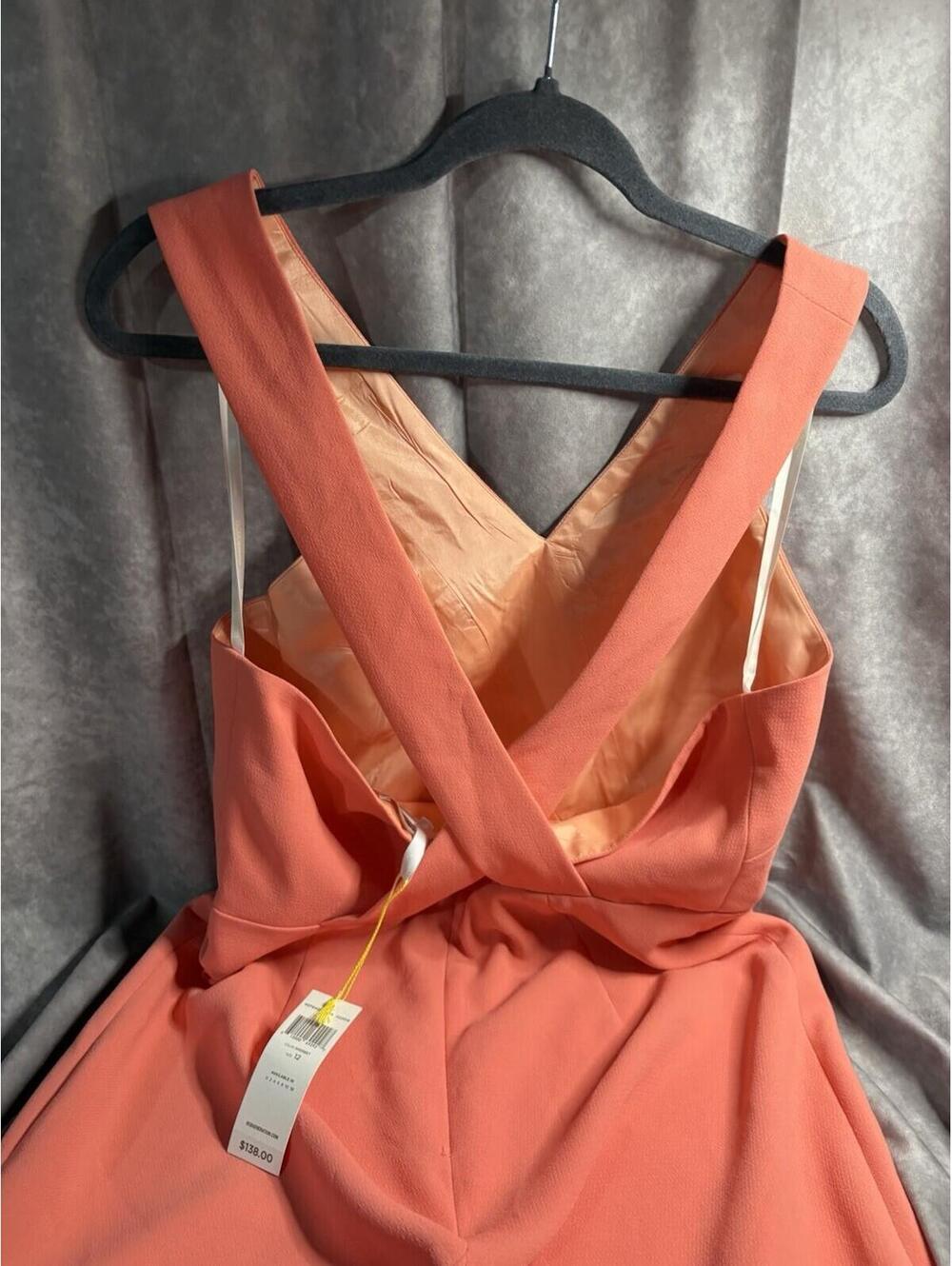 BCBGeneration Sherbet Cross-Back Midi Dress Size 12 NWT - Picture 5 of 8